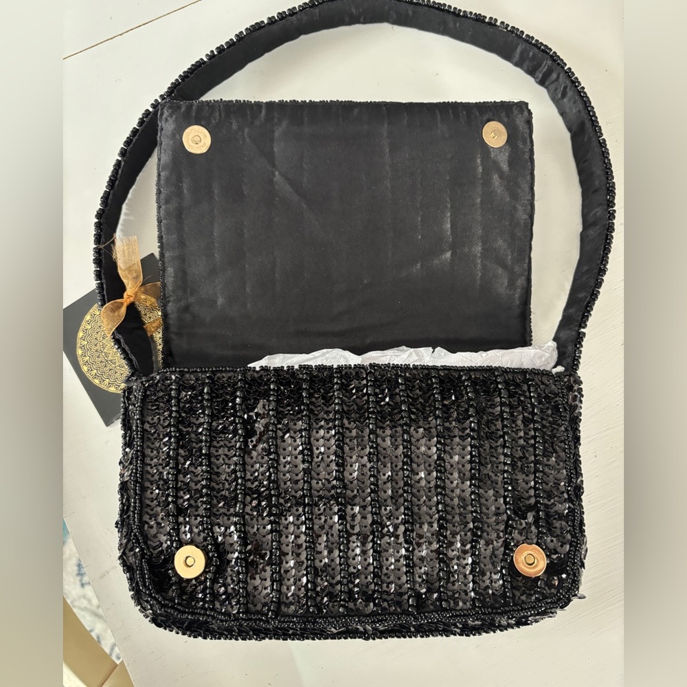Viral beaded bag TJMaxx NWT New York, party, club ready! Champagne, Cheers - Picture 3 of 5